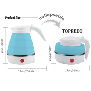 Travel, Portable and Collapsible Electric Kettle 